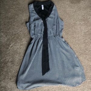 Black and white dress